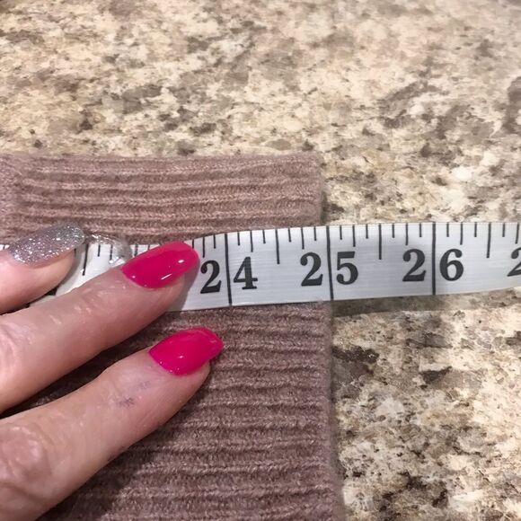 Old Navy Pink and Brown Color Block Sweater Medium - Picture 6 of 12